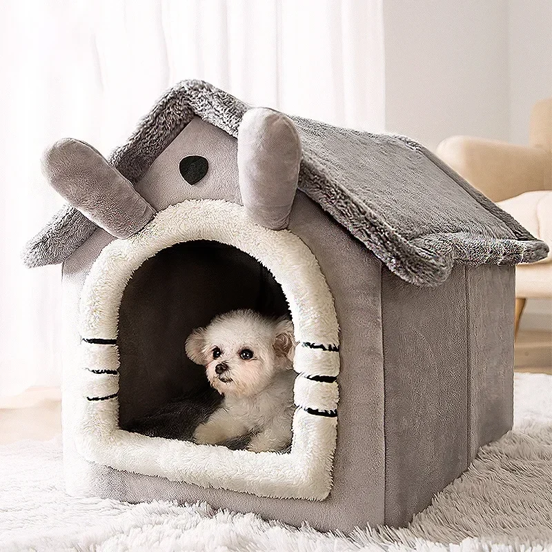 Foldable Pet House Bed