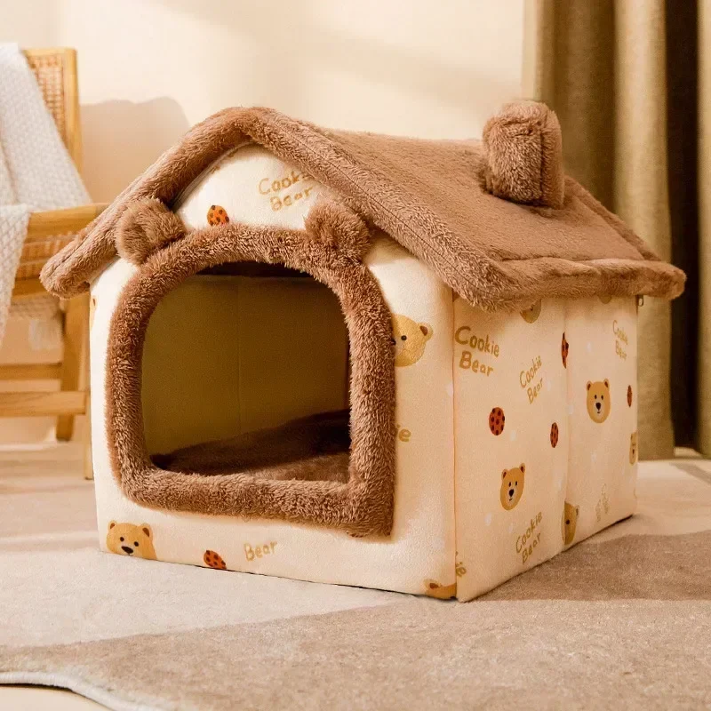 Foldable Pet House Bed