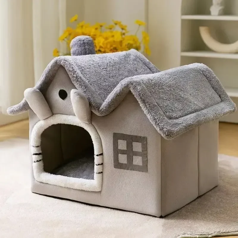 Foldable Pet House Bed