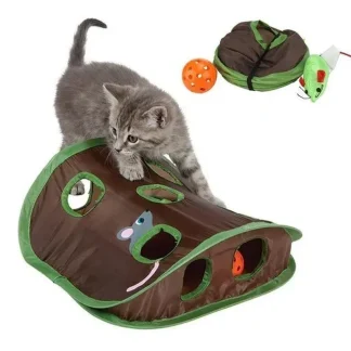 Pop-Up Hide-and-Seek Cat Play Tent