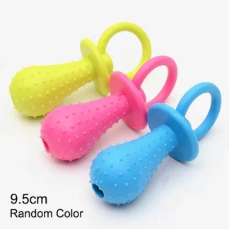Textured Rubber Play Toy for Small Dogs